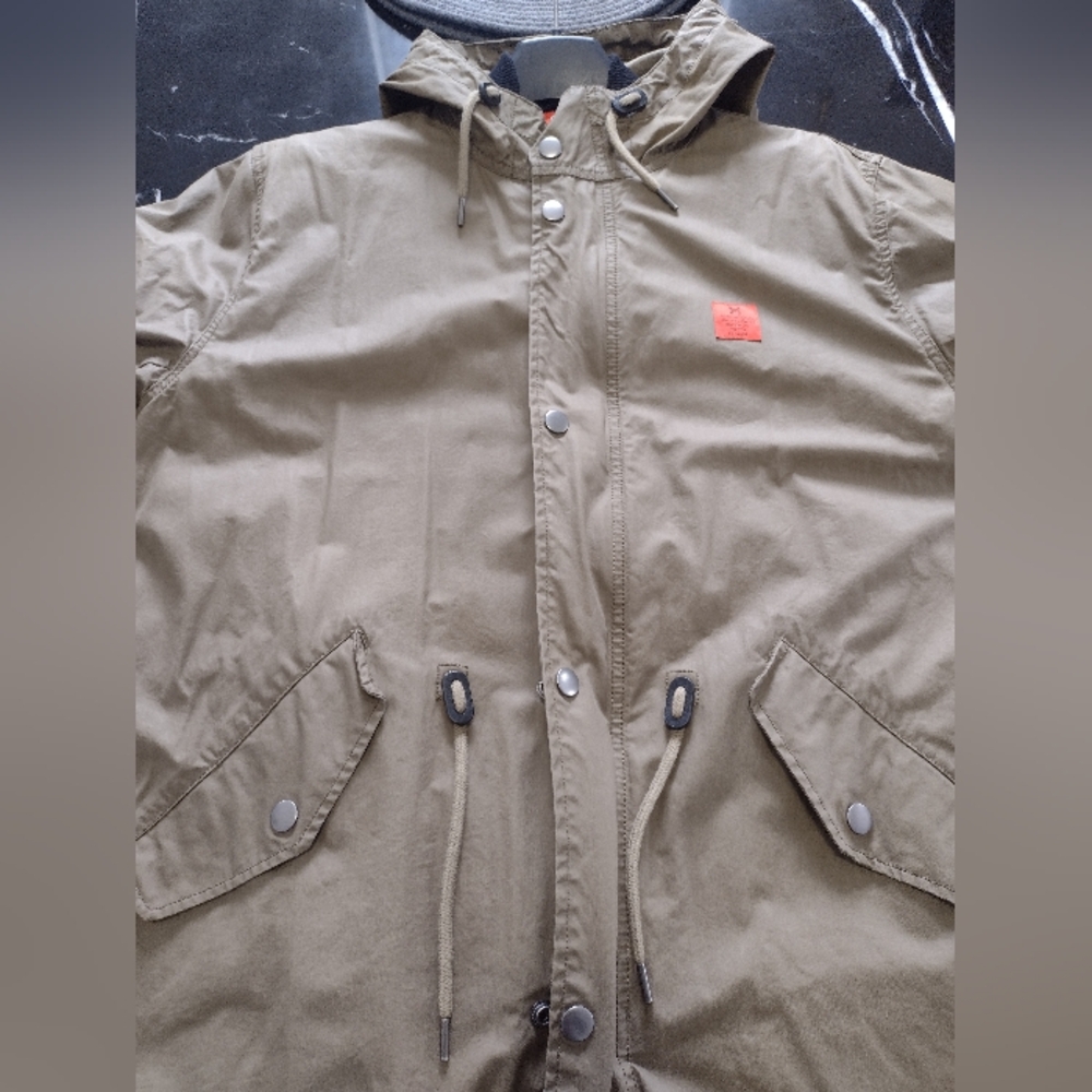 Gap 3 In 1 Men's Tan Hooded Jacket - Picture 5 of 16